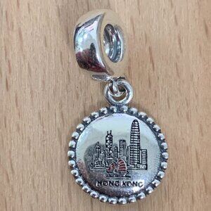 Pandora Victoria Harbour Hong Kong Dangle Charm, S925 Silver Bracelets